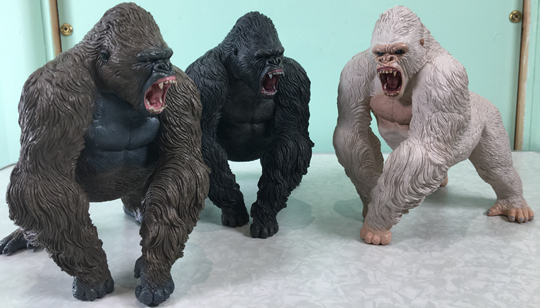 Rebor Alpha Male Gorilla models.