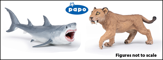 New Papo prehistoric animal models for 2021.
