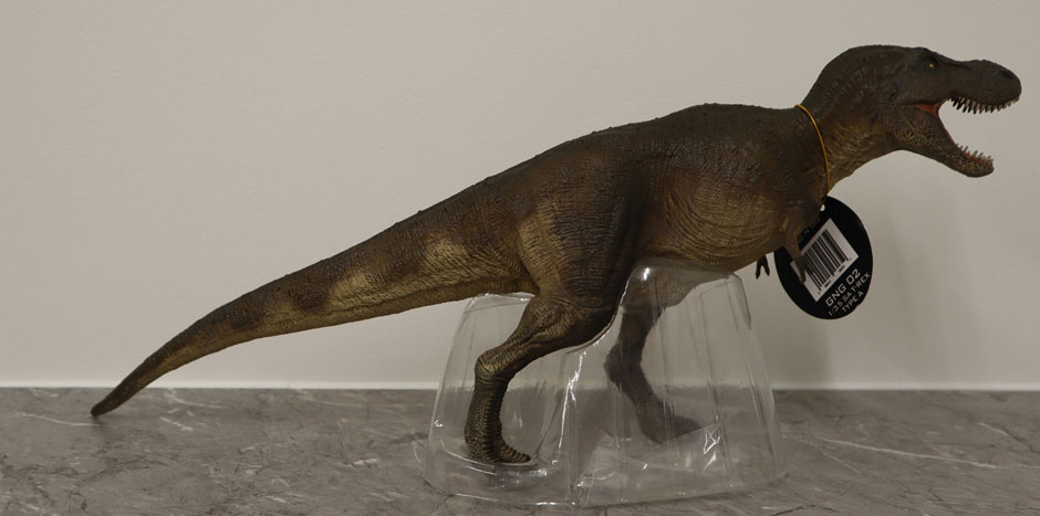Rebor GrabNGo 02 T. rex Type A dinosaur model in right lateral view
