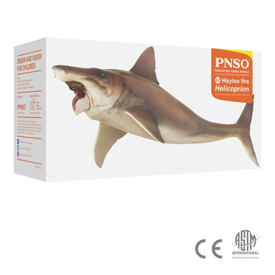 PNSO Haylee the Helicoprion product packaging