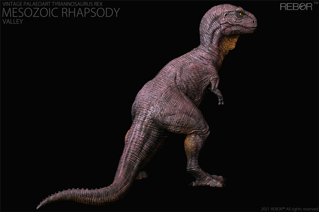 Rebor 1:35 Vintage Palaeoart Tyrannosaurus rex “Mesozoic Rhapsody” Valley colour variant