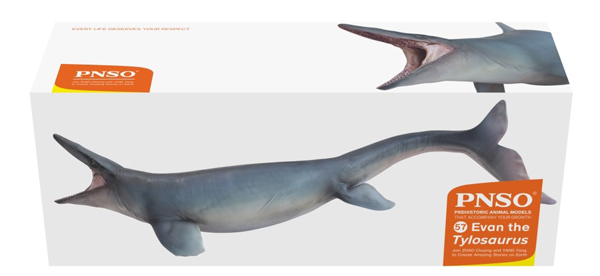 The box for the PNSO Tylosaurus model.
