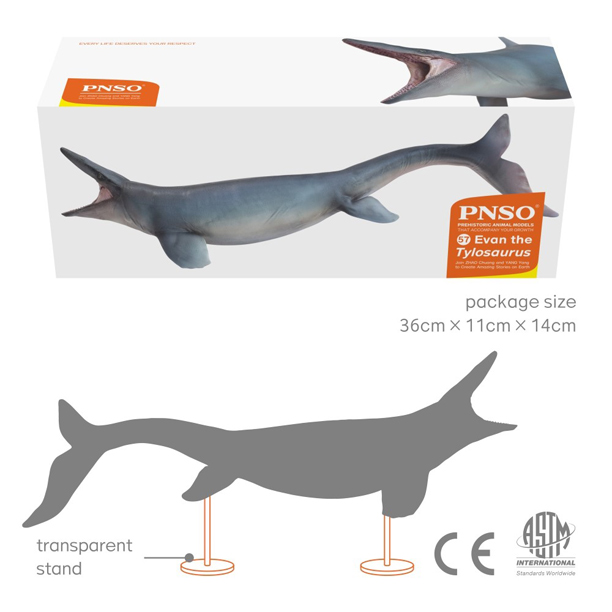 PNSO Evan the Tylosaurus product packaging