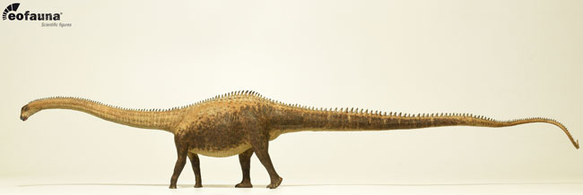 Eofauna Diplodocus scale model