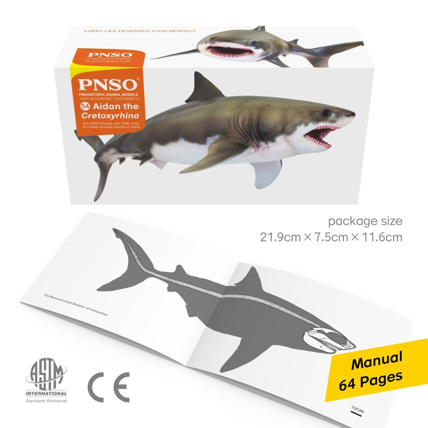PNSO Cretoxyrhina poster and booklet.