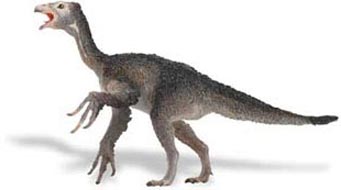 Beipiaosaurus dinosaur model.