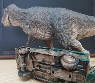 The Rebor Killer Queen Tyrannosaurus rex diorama