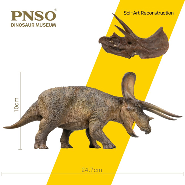 PNSO Doyle the Triceratops (model measurements)
