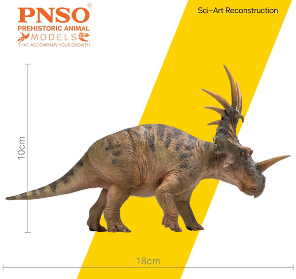 PNSO Anthony the Styracosaurus model measurements