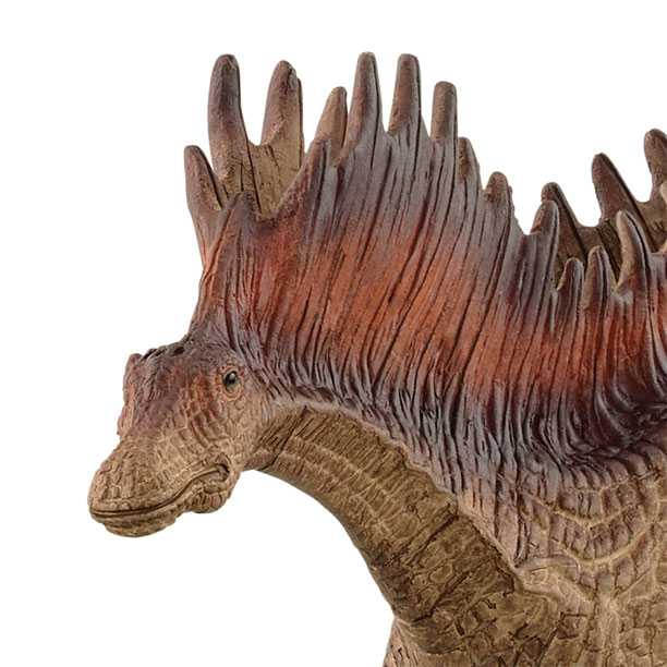 Close-up view of the Schleich Amargasaurus dinosaur model