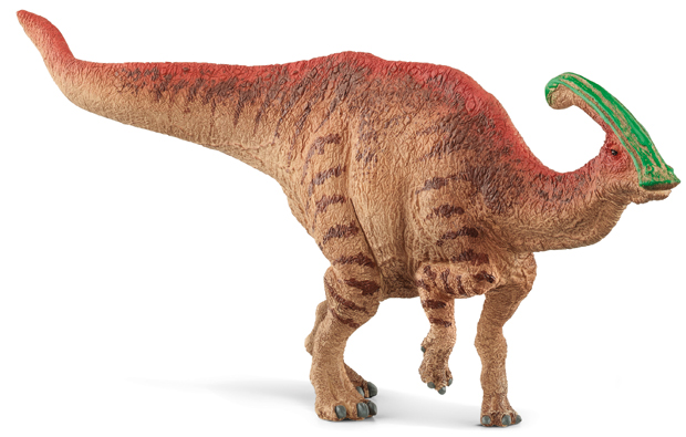 Schleich Parasaurolophus dinosaur model.