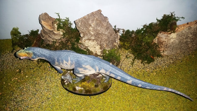 PNSO Connor the Torvosaurus dinosaur diorama (dorsal view)