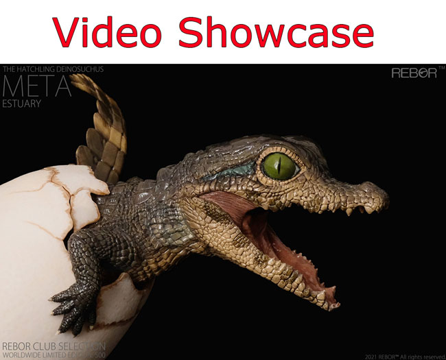 Rebor hatchling Deinosuchus (Estuary variant) - the video showcase image.