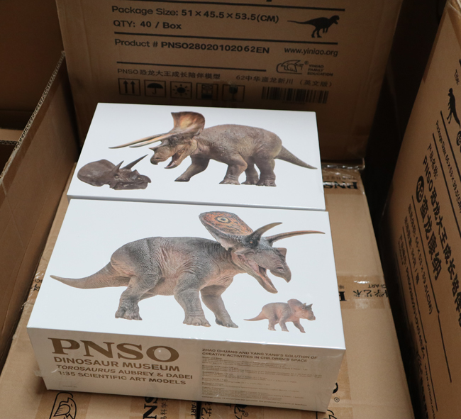 PNSO 1:35 scale horned dinosaur models