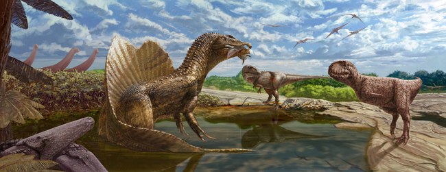 Theropod dominated Bahariya Formation palaeoecosystem.